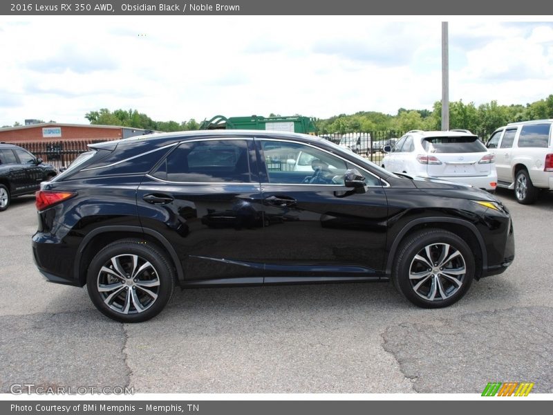 Obsidian Black / Noble Brown 2016 Lexus RX 350 AWD