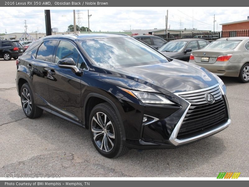 Obsidian Black / Noble Brown 2016 Lexus RX 350 AWD