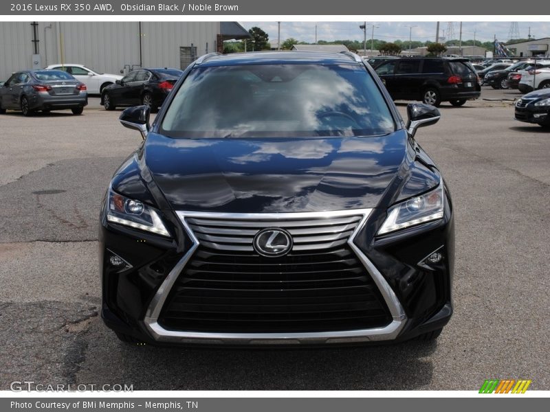 Obsidian Black / Noble Brown 2016 Lexus RX 350 AWD