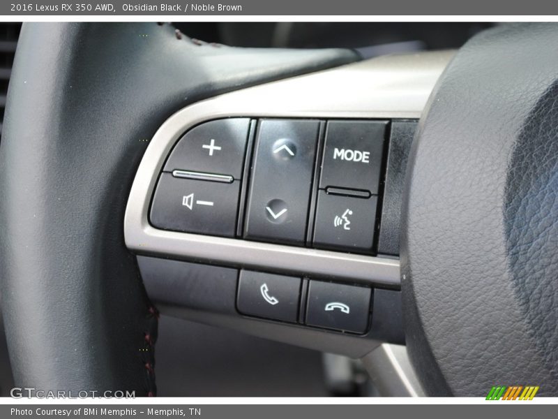 Obsidian Black / Noble Brown 2016 Lexus RX 350 AWD