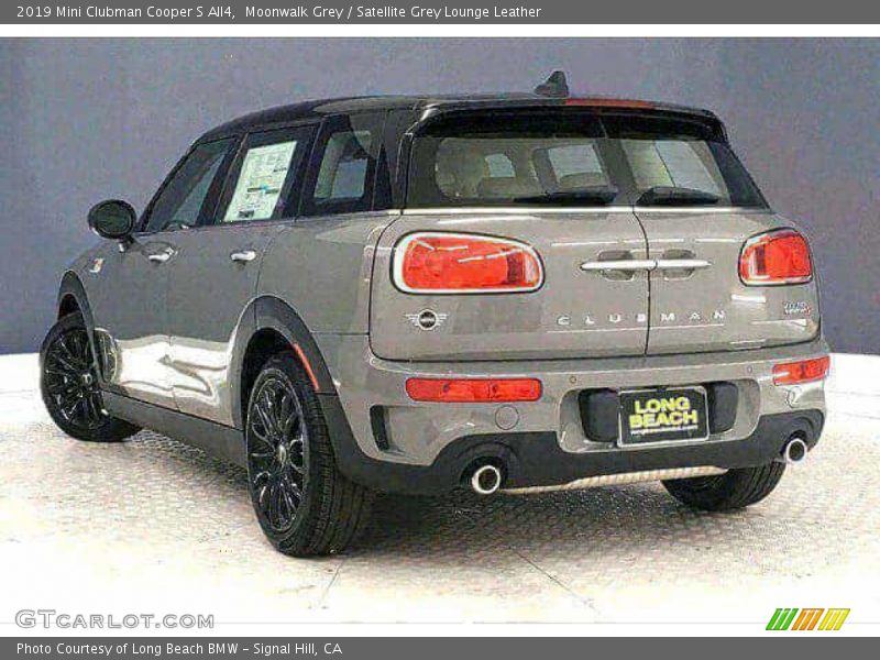 Moonwalk Grey / Satellite Grey Lounge Leather 2019 Mini Clubman Cooper S All4
