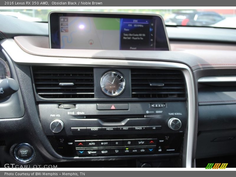 Obsidian Black / Noble Brown 2016 Lexus RX 350 AWD