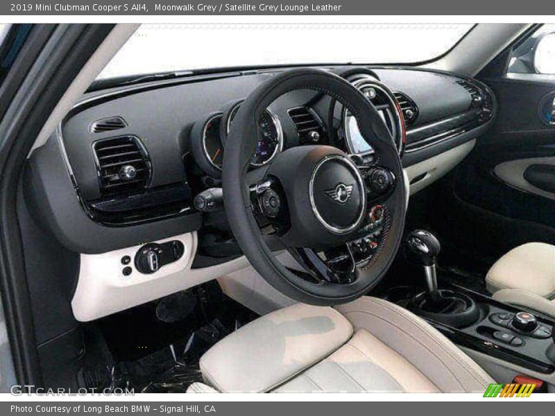 Moonwalk Grey / Satellite Grey Lounge Leather 2019 Mini Clubman Cooper S All4