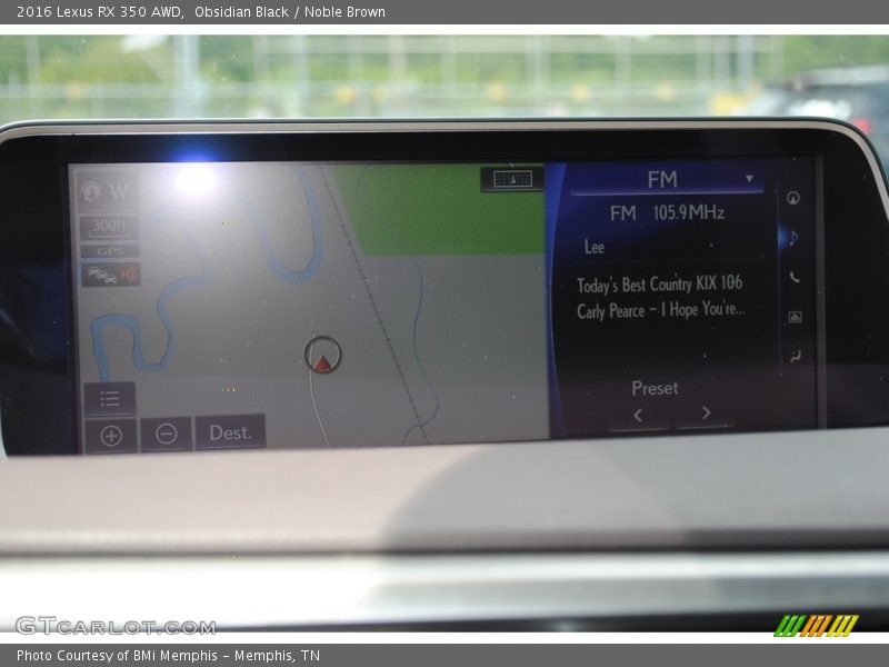 Obsidian Black / Noble Brown 2016 Lexus RX 350 AWD