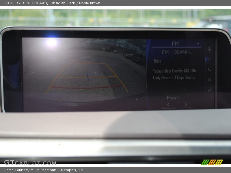 Obsidian Black / Noble Brown 2016 Lexus RX 350 AWD