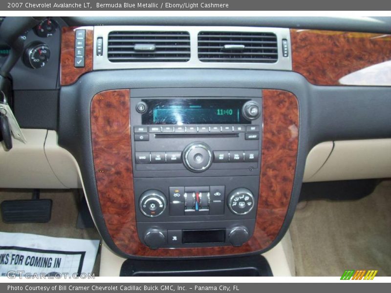 Bermuda Blue Metallic / Ebony/Light Cashmere 2007 Chevrolet Avalanche LT
