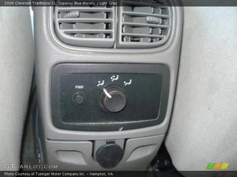 Superior Blue Metallic / Light Gray 2006 Chevrolet TrailBlazer LS