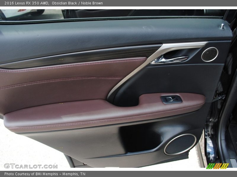 Obsidian Black / Noble Brown 2016 Lexus RX 350 AWD