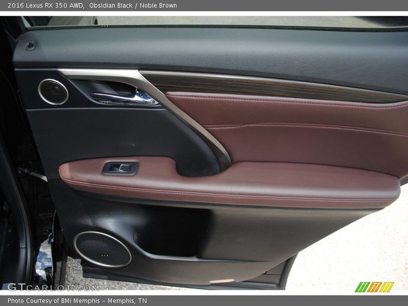 Obsidian Black / Noble Brown 2016 Lexus RX 350 AWD
