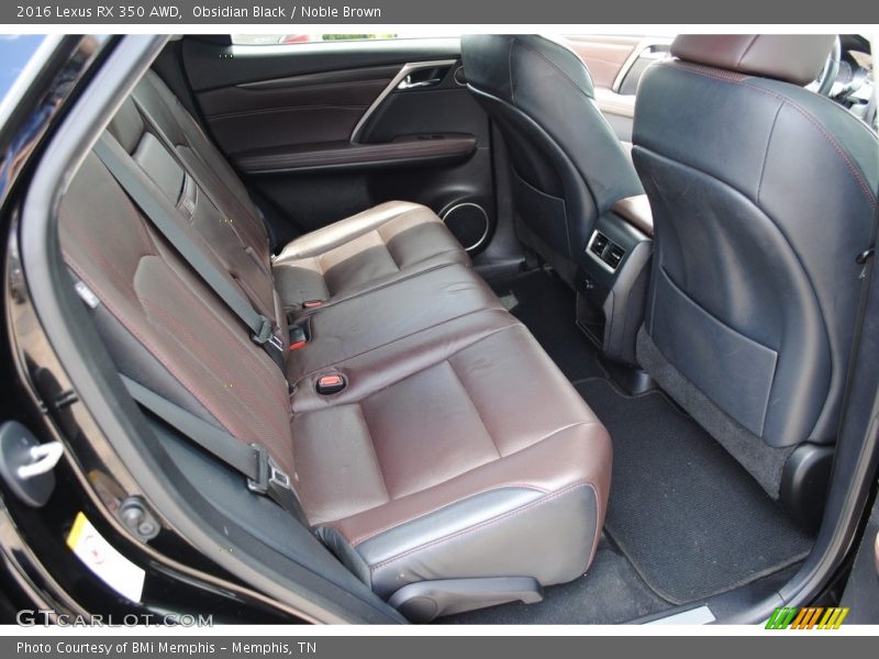 Obsidian Black / Noble Brown 2016 Lexus RX 350 AWD