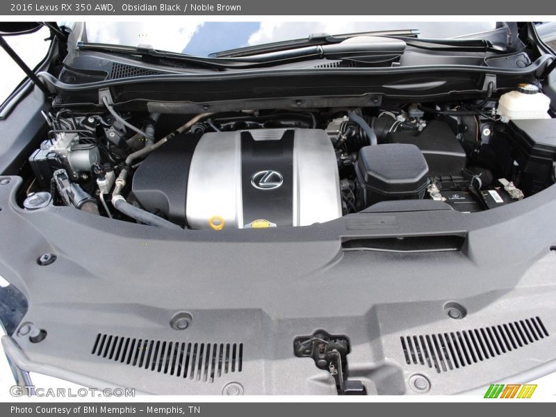 Obsidian Black / Noble Brown 2016 Lexus RX 350 AWD