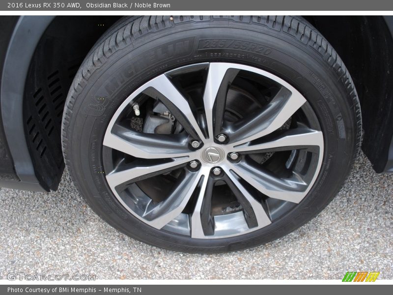 Obsidian Black / Noble Brown 2016 Lexus RX 350 AWD