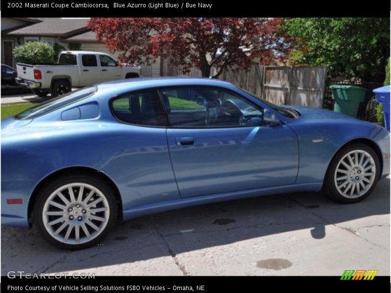 Blue Azurro (Light Blue) / Bue Navy 2002 Maserati Coupe Cambiocorsa