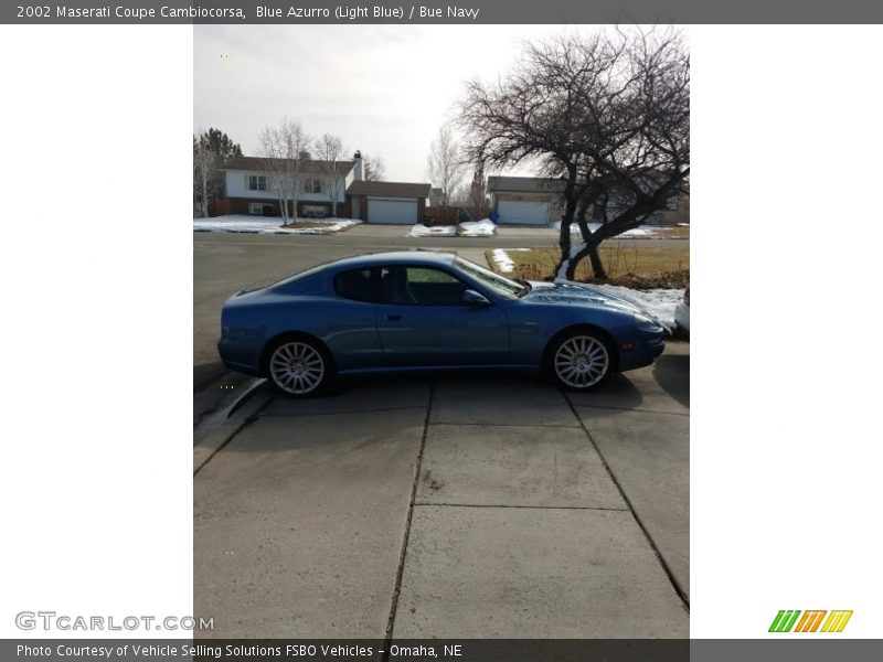 Blue Azurro (Light Blue) / Bue Navy 2002 Maserati Coupe Cambiocorsa