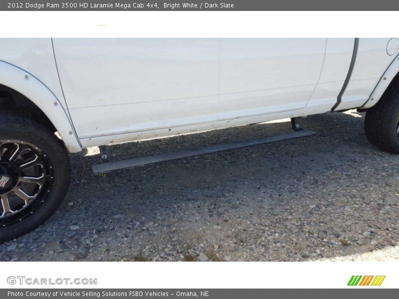 Bright White / Dark Slate 2012 Dodge Ram 3500 HD Laramie Mega Cab 4x4