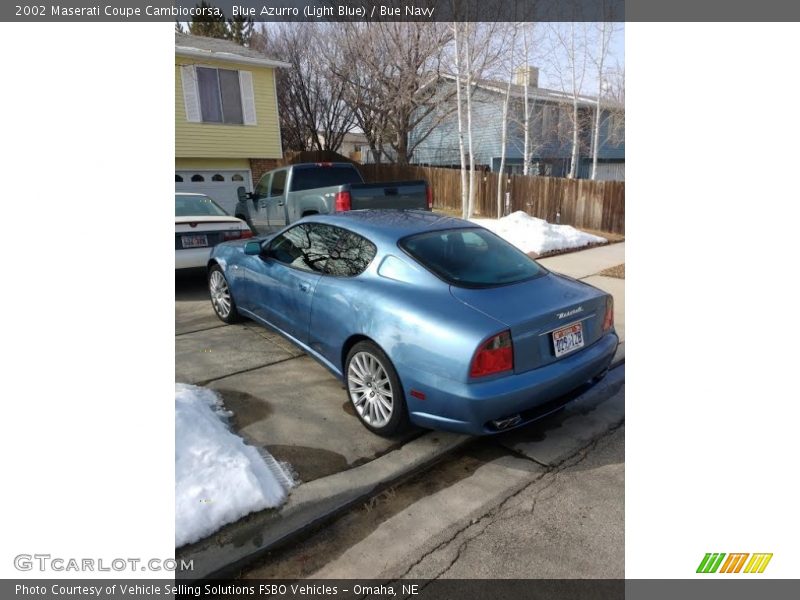 Blue Azurro (Light Blue) / Bue Navy 2002 Maserati Coupe Cambiocorsa