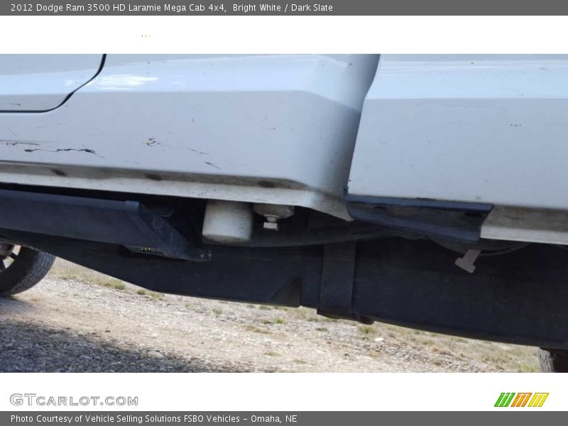 Bright White / Dark Slate 2012 Dodge Ram 3500 HD Laramie Mega Cab 4x4