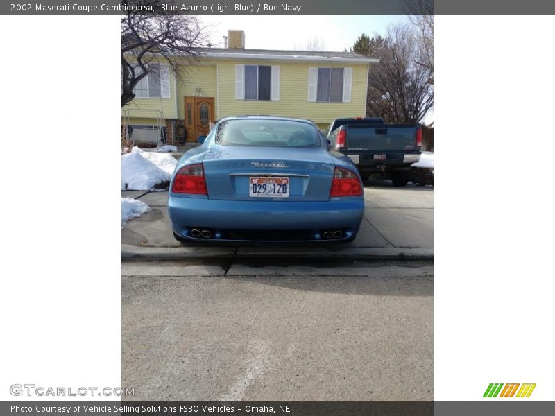 Blue Azurro (Light Blue) / Bue Navy 2002 Maserati Coupe Cambiocorsa