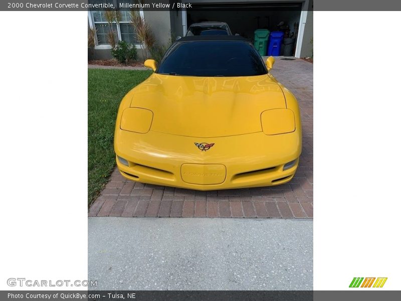 Millennium Yellow / Black 2000 Chevrolet Corvette Convertible