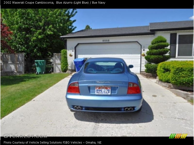 Blue Azurro (Light Blue) / Bue Navy 2002 Maserati Coupe Cambiocorsa