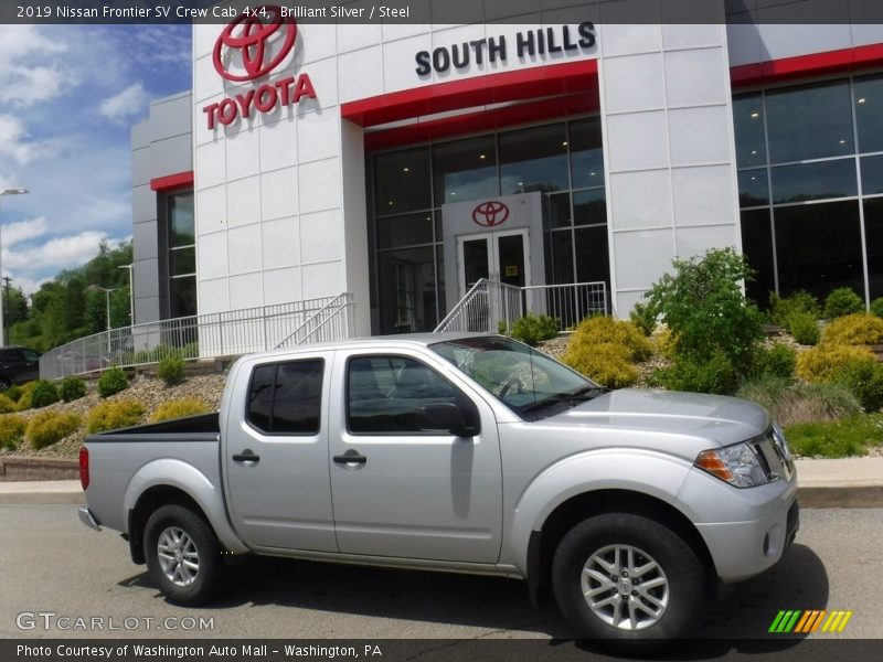 Brilliant Silver / Steel 2019 Nissan Frontier SV Crew Cab 4x4