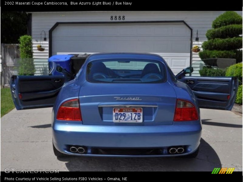 Blue Azurro (Light Blue) / Bue Navy 2002 Maserati Coupe Cambiocorsa