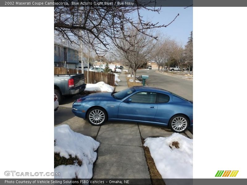 Blue Azurro (Light Blue) / Bue Navy 2002 Maserati Coupe Cambiocorsa