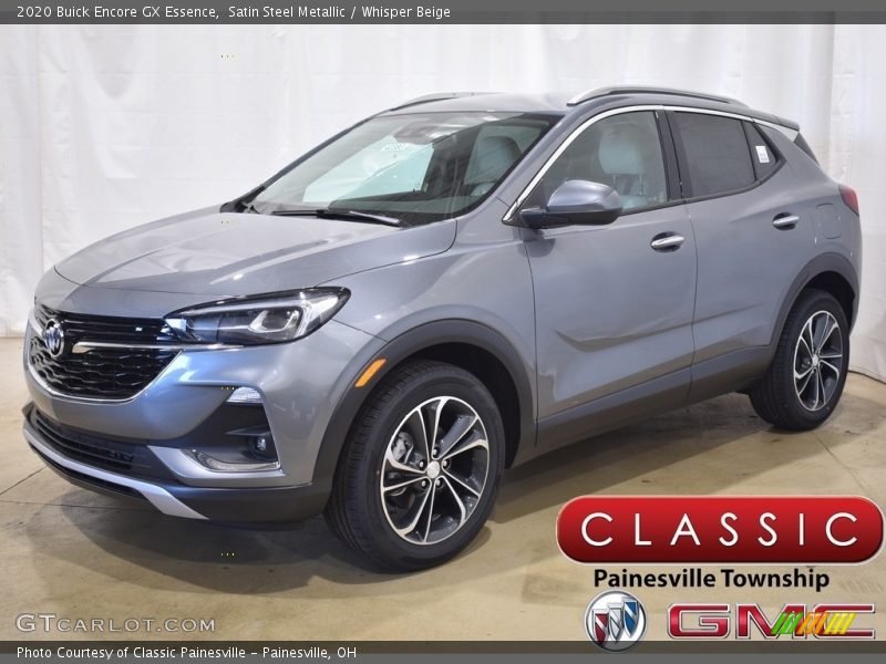 Satin Steel Metallic / Whisper Beige 2020 Buick Encore GX Essence