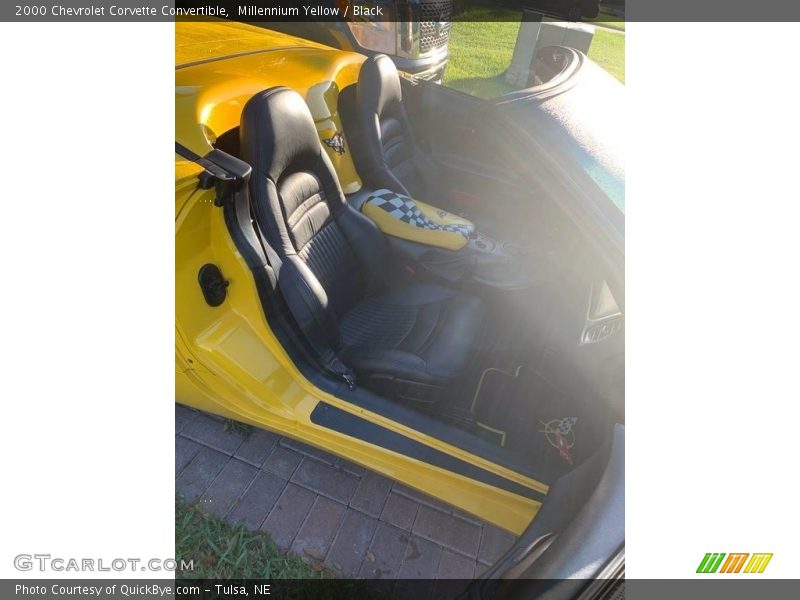 Millennium Yellow / Black 2000 Chevrolet Corvette Convertible