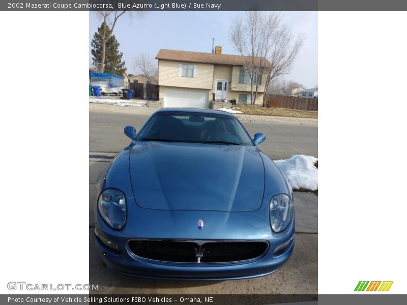 Blue Azurro (Light Blue) / Bue Navy 2002 Maserati Coupe Cambiocorsa