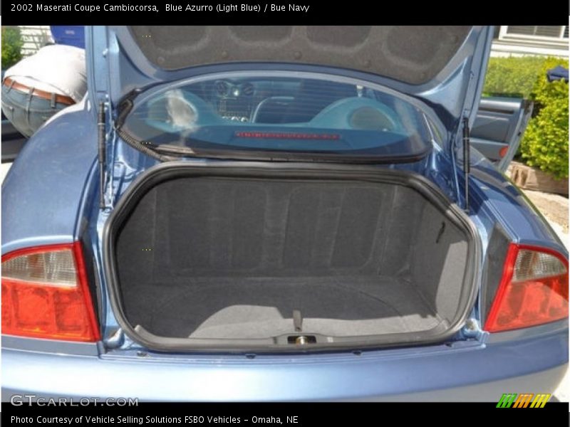 Blue Azurro (Light Blue) / Bue Navy 2002 Maserati Coupe Cambiocorsa