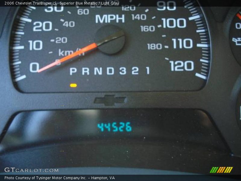 Superior Blue Metallic / Light Gray 2006 Chevrolet TrailBlazer LS