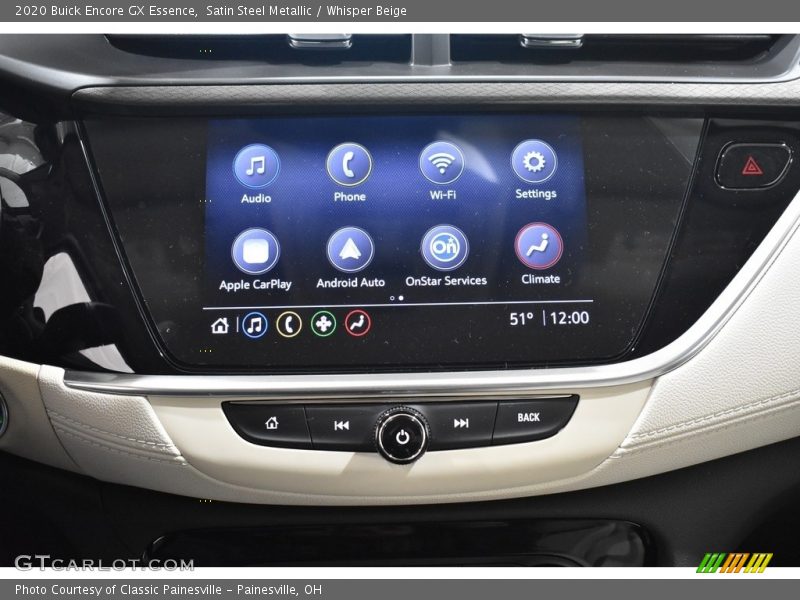 Satin Steel Metallic / Whisper Beige 2020 Buick Encore GX Essence