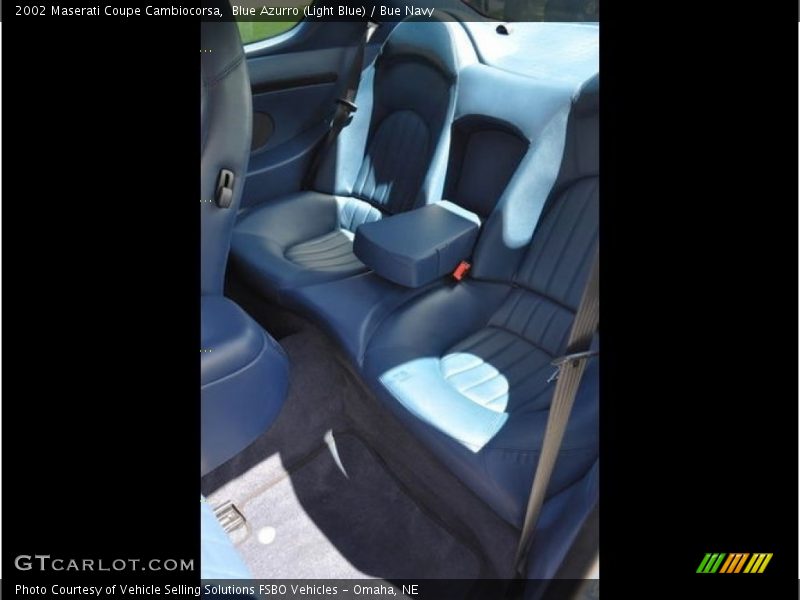 Rear Seat of 2002 Coupe Cambiocorsa