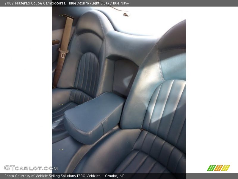 Blue Azurro (Light Blue) / Bue Navy 2002 Maserati Coupe Cambiocorsa