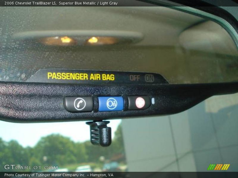Superior Blue Metallic / Light Gray 2006 Chevrolet TrailBlazer LS