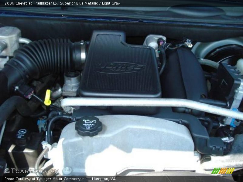 Superior Blue Metallic / Light Gray 2006 Chevrolet TrailBlazer LS