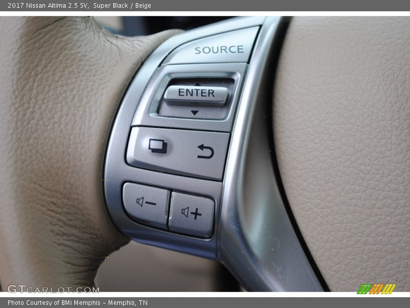 Super Black / Beige 2017 Nissan Altima 2.5 SV