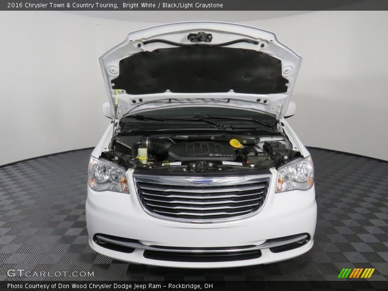 Bright White / Black/Light Graystone 2016 Chrysler Town & Country Touring