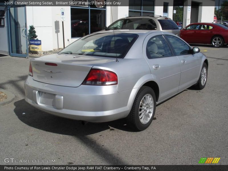 Brilliant Silver Metallic / Dark Slate Gray 2005 Chrysler Sebring Sedan