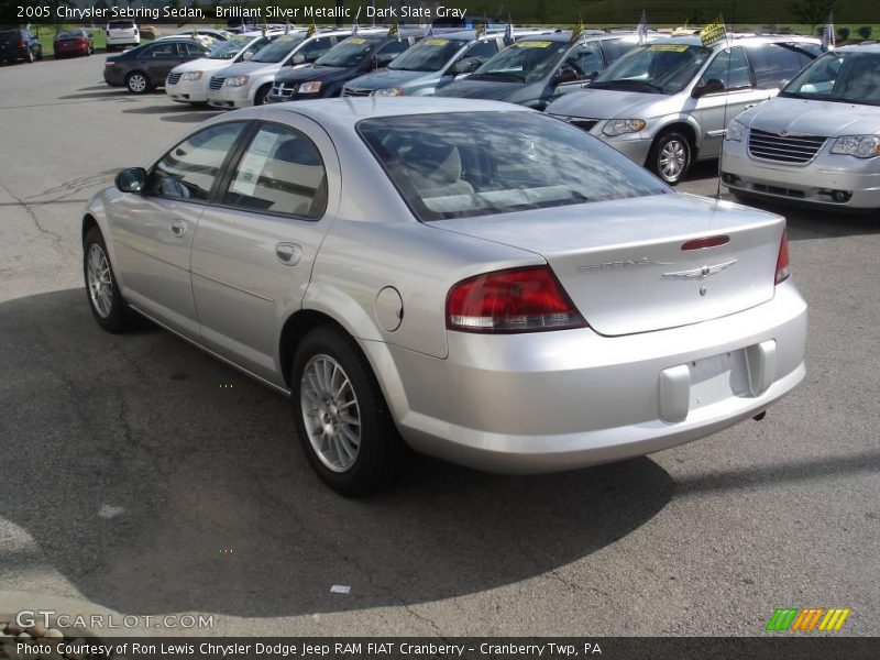 Brilliant Silver Metallic / Dark Slate Gray 2005 Chrysler Sebring Sedan