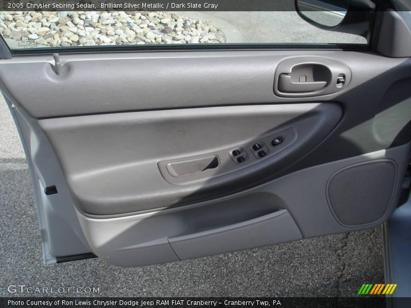 Brilliant Silver Metallic / Dark Slate Gray 2005 Chrysler Sebring Sedan