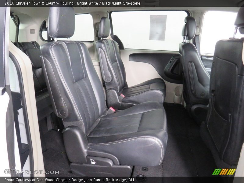 Bright White / Black/Light Graystone 2016 Chrysler Town & Country Touring