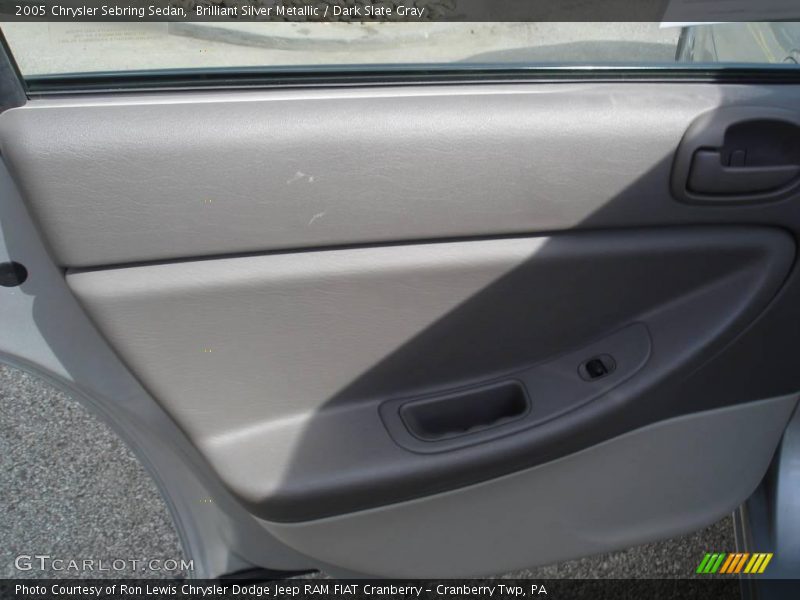 Brilliant Silver Metallic / Dark Slate Gray 2005 Chrysler Sebring Sedan
