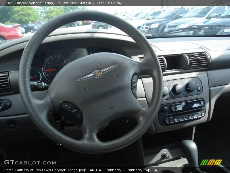 Brilliant Silver Metallic / Dark Slate Gray 2005 Chrysler Sebring Sedan