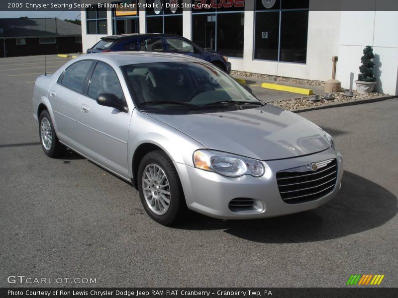 Brilliant Silver Metallic / Dark Slate Gray 2005 Chrysler Sebring Sedan