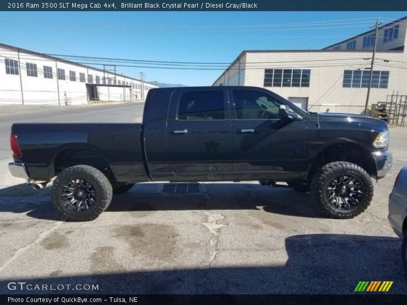  2016 3500 SLT Mega Cab 4x4 Brilliant Black Crystal Pearl