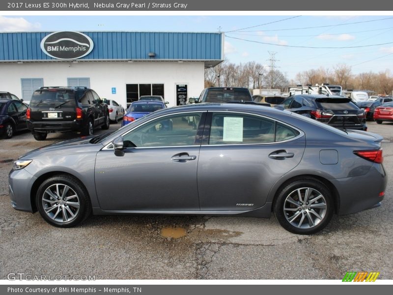 Nebula Gray Pearl / Stratus Gray 2017 Lexus ES 300h Hybrid