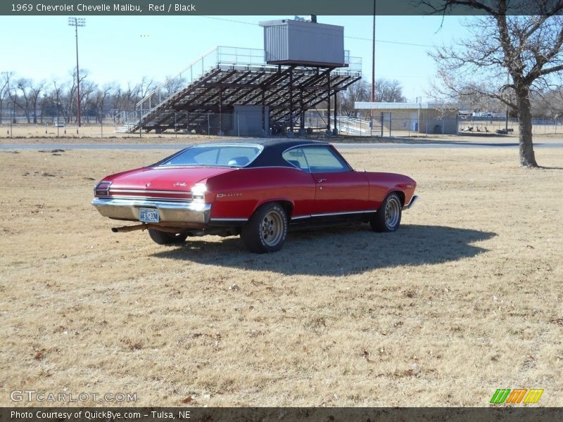 Red / Black 1969 Chevrolet Chevelle Malibu