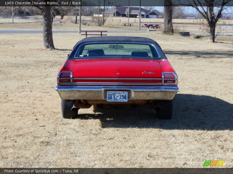 Red / Black 1969 Chevrolet Chevelle Malibu